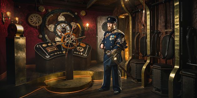 One of the most successful Claustrophobia escape rooms is Steampunk: The Airship.