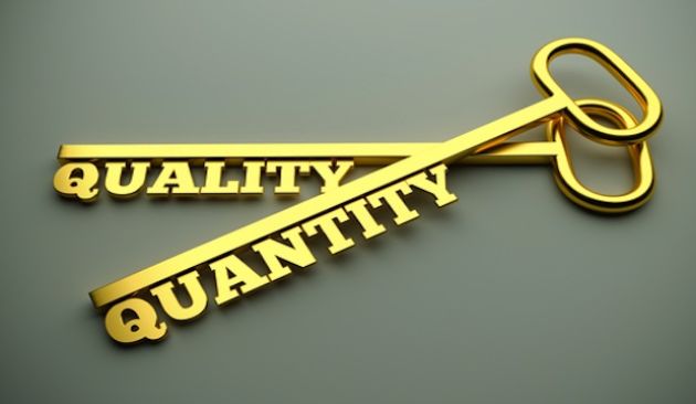 quantity and quality